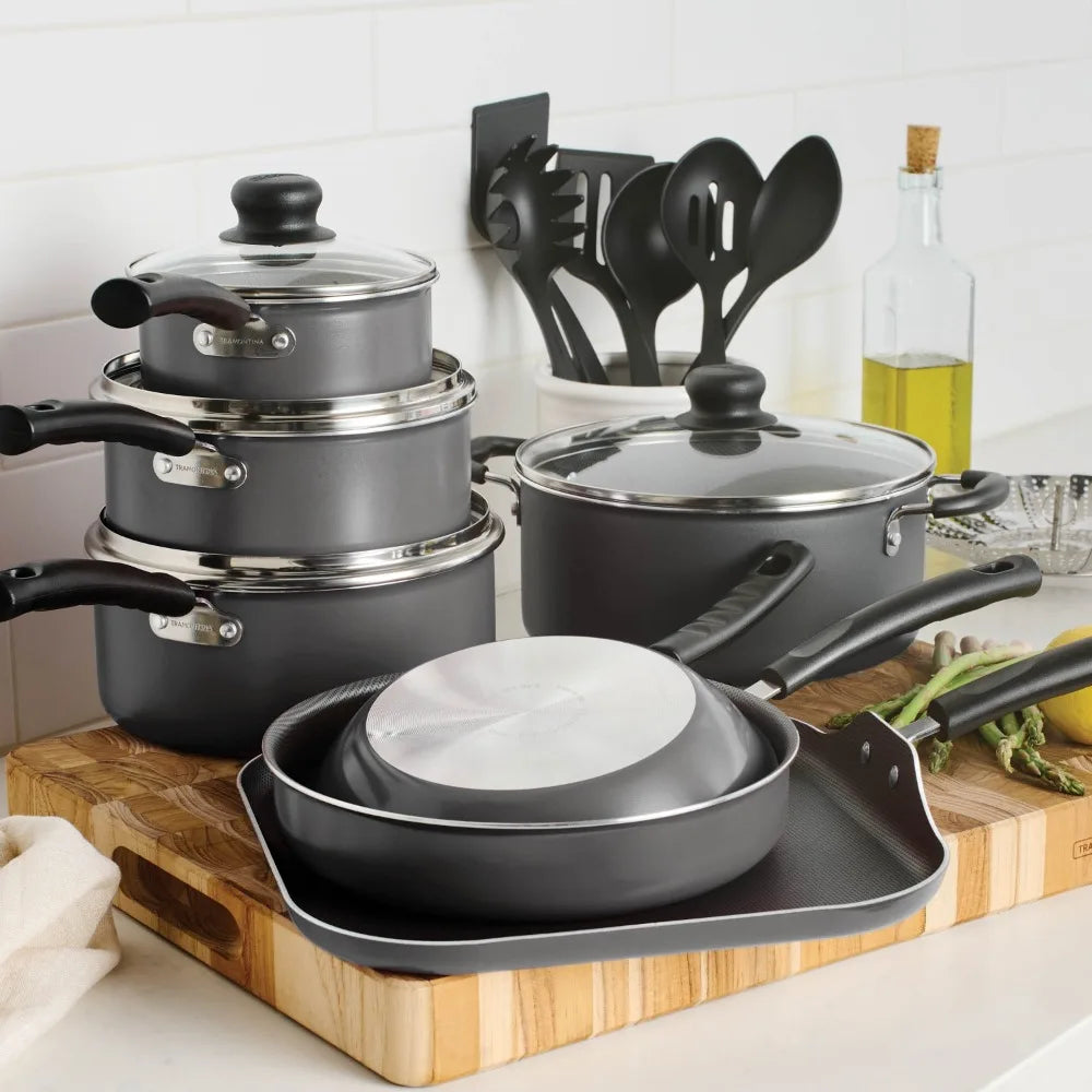 18 Piece Non-stick Cookware Set