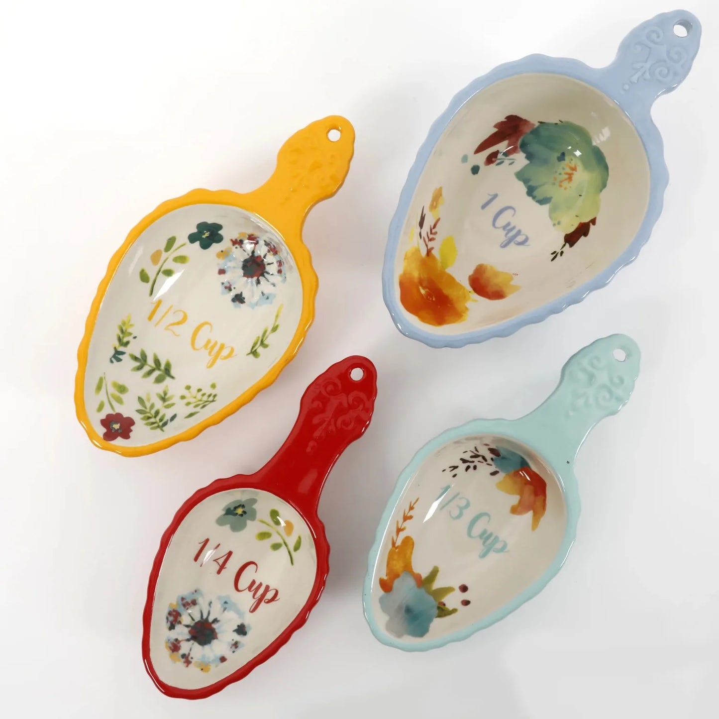 Pioneer Woman Stoneware Measuring Cups and Spoons